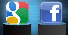 Facebook Google Face-Off