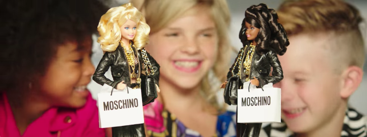 Barbie’s Moschino ad features a fierce little boy for the first time