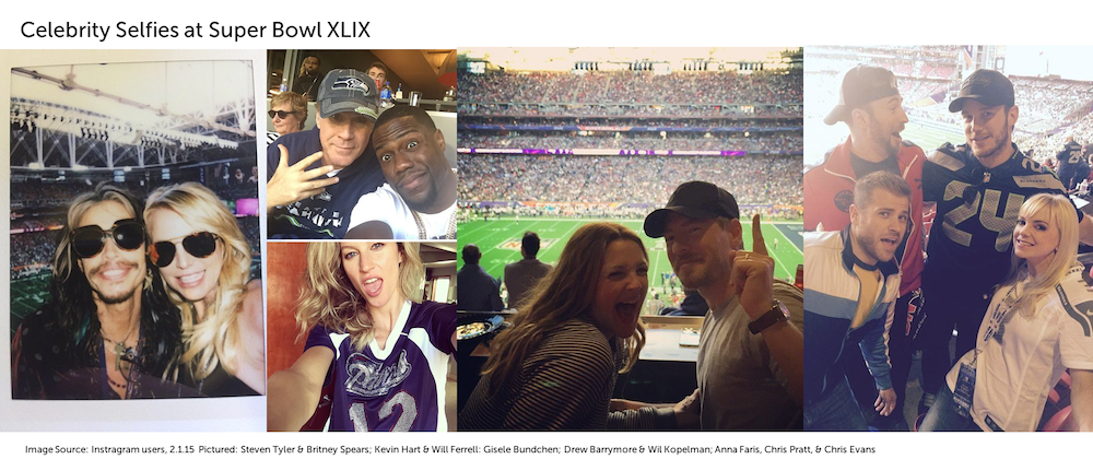 Super Bowl Celebrity Selfies