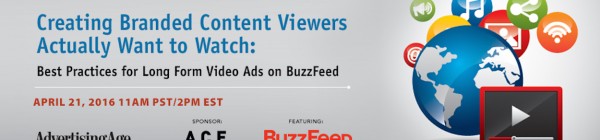 Webinar: Creating Branded Content Viewers Actually Want to Watch