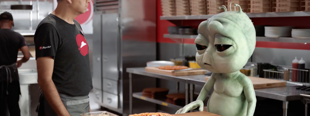 Campaign US — Pizza Hut’s homesick alien breaks the QSR mold