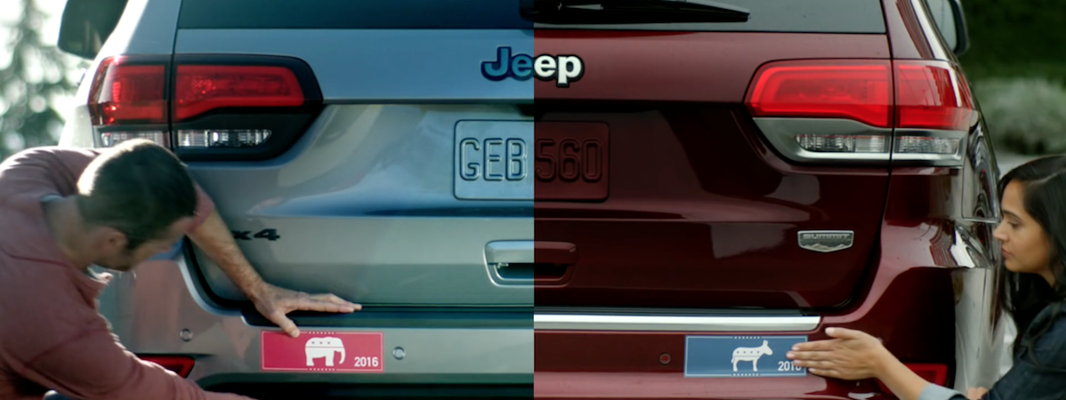 Viewers Vote Jeep the Winner of the Politically Themed Brand Ad Debate